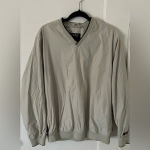 Men’s IZOD XFG pullover Size Medium V Neck Golf windbreaker